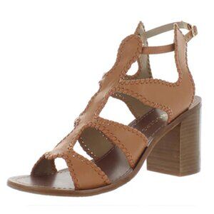 Jack Rogers "Jackie" Tan Heeled Sandals